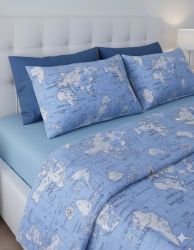 Спален комплект с два плика и чаршаф с ластик 200х200х20