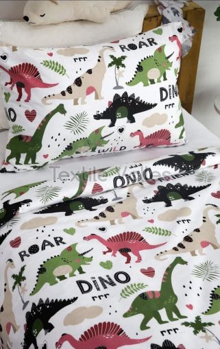 Единичен спален комплект с чаршаф с ластик