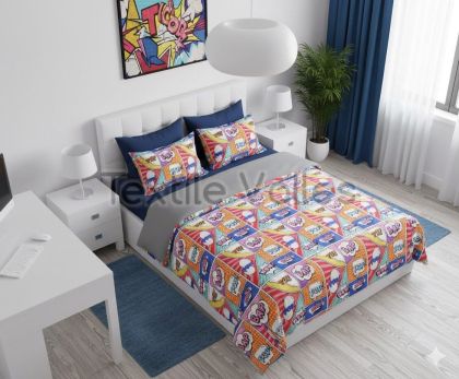Единичен Спален Комплект с чаршаф с ластик