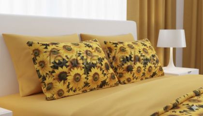 Спален комплект с два плика и чаршаф с ластик 180/200/30 см