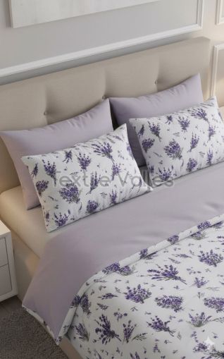 Спален комплект с плик 200/220 см и долен чаршаф с ластик 164/200/20 см