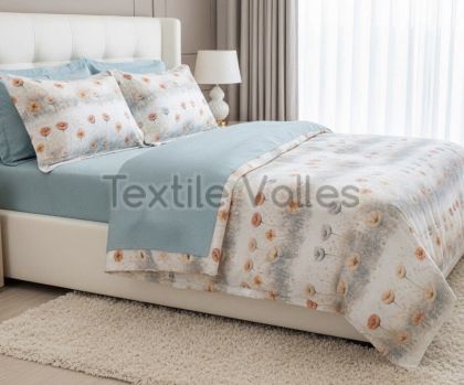 Спален комплект с два плика и чаршаф с ластик 200х200х20