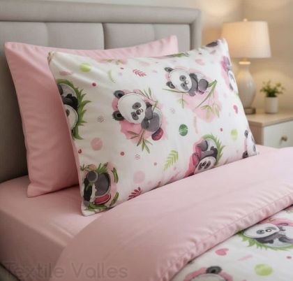 Единичен спален комплект с чаршаф с ластик