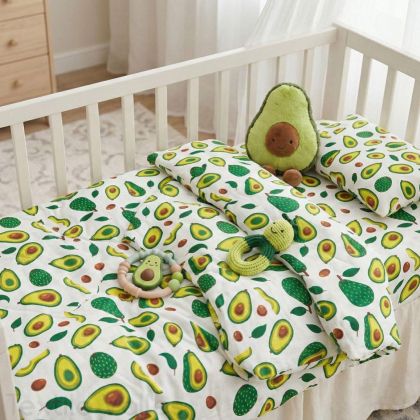 Единичен спален комплект с чаршаф с ластик