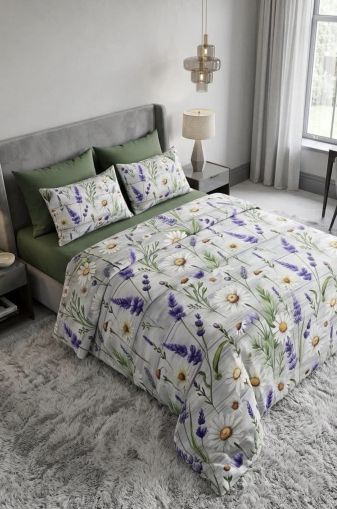 Спален комплект с два плика и чаршаф с ластик 180/200/20