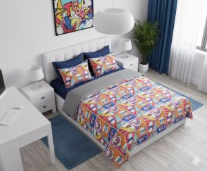 Единичен Спален Комплект с чаршаф с ластик