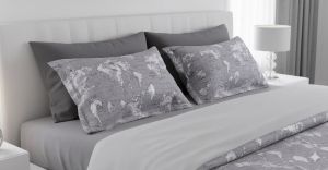 Спален комплект с два плика и чаршаф с ластик 200х200х20