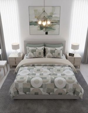 Спален комплект с два плика и чаршаф с ластик 200х200х20