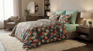 Спален комплект с два плика и чаршаф с ластик 200х200х20