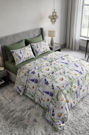 Спален комплект с два плика и чаршаф с ластик 180/200/30 см